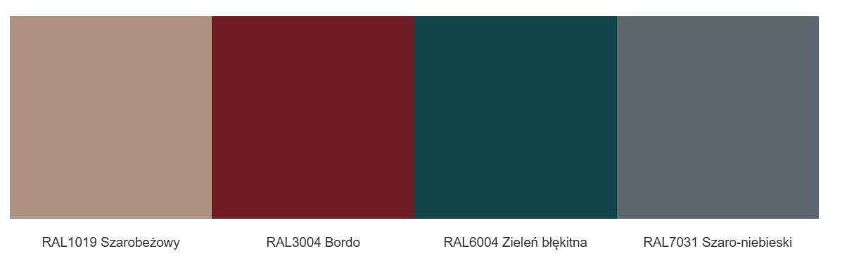 NELIO STRIP słupek wysoki 50x172x32cm, 2 drzwiczki, lewy/prawy, verde kolory_ral