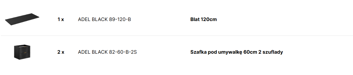Zestaw meblowy 120cm SET_-ADB_B_120_CM