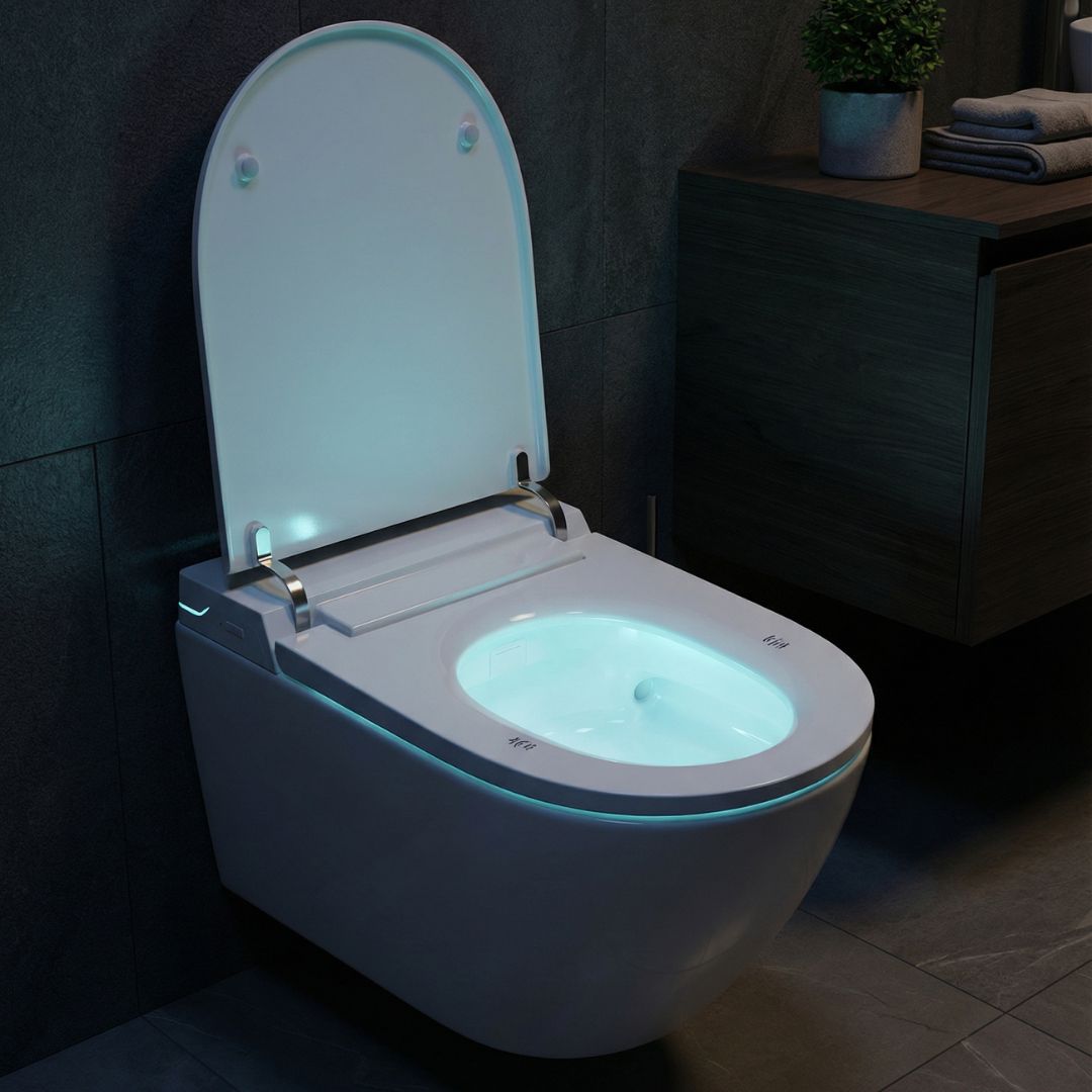 Inteligentna miska WC z deską owalna biały połysk OAZA SMART U001 2_1