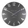 Mulberry Wall Clock Graphite Silver 20in