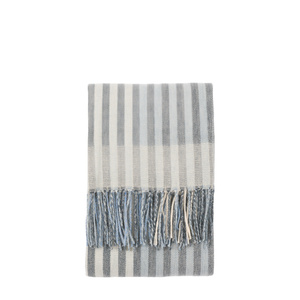 Pled Lille – niebieski / naturalny, 130 × 170 cm