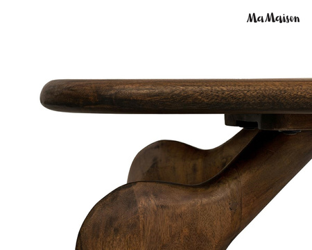 MaMaison stolik kawowy ORIZON 120         brązowy / drewno