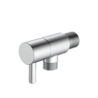 Zawór kątowy przyłączeniowy 1/2x3/8 mosiężny, chrom