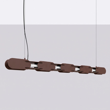 Lampa wisząca CHAIN 158 brązowa LED 4000K