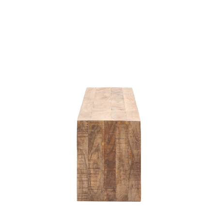 Iowa Dining Bench Natural 1600x360x450mm