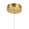 Lampa wisząca CIRCLE 80 cm - LED, ring mosiądz szczotkowany