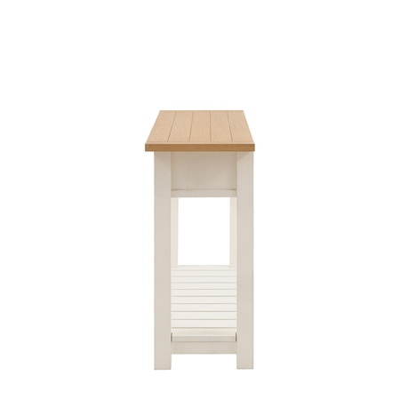 Eton 2 Drawer Console White 1400x380x800mm
