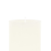 Pillar Candle Rustic White (2pk) 70x70x130mm