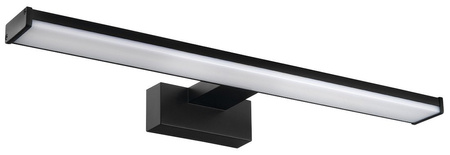 CHICAGO LED oświetlenie 400x120mm, 8W, 230V, IP44, plastik, czarny mat