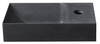 PICCOLINO umywalka betonowa, 30,8x17cm, bateria z prawej strony, antracyt mat