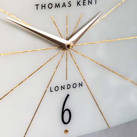 Greenwich Ellipse Wall Clock Snow White 80cm
