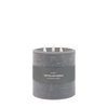 LED 3 Wick Candle Grey 150x150x150mm