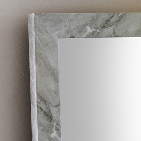 Romano Leaner Mirror Marbled White 570x1570mm