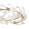 Lampa wisząca BOTANIKA 80cm -złota, G9, regulowana, designerska
