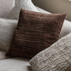 Kendal Chenille Cushion Brown 500x500mm