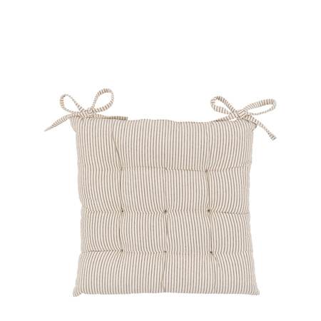 Fairford Woven Stripe Seatpad Cream 400x400mm