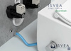 INFINITY CLEANWASH WC wiszące, z dyszą bidetową i zaworem, Rimless, 36,5x53cm, biały