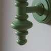 Carnaby Wall Light Fitting Satin Cotswold Green