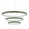 Żyrandol RIO 3 55/78/110 zielona oliwka LED 4000K