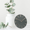 Mulberry Mantel Clock Olive Green 6in