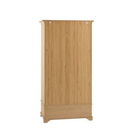 Szafa Malvern – szuflady: 1, naturalna, 98 × 58 × 187,5 cm