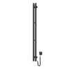 Elektryczny grzejnik łazienkowy Silhouette Quadro 90х1500 Sensor prawa, czarny
