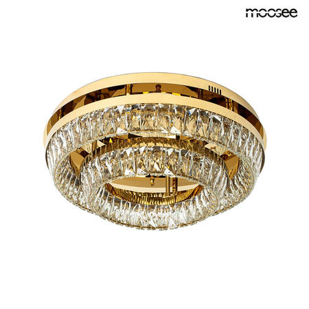 MOOSEE lampa sufitowa / plafon SAVOY 2    złota