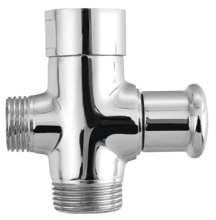 Przełącznik baterii prysznicowej F3/4"-M1/2"xM3/4", chrom