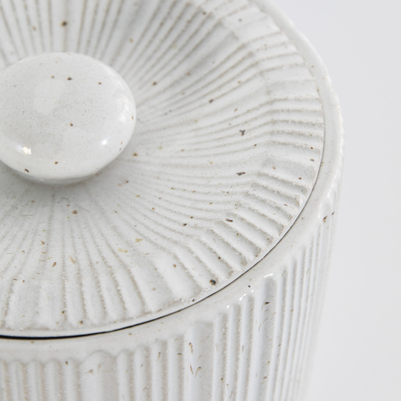 Słoik Estrid duży biały 200 x 200 x 190 mm