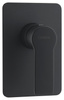 PAX bateria prysznicowa podtynkowa, 1 wyjście, czarny mat