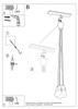Lampa wisząca DIEGO 5 zielony