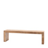 Iowa Dining Bench Natural 1600x360x450mm