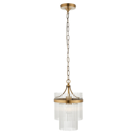 Marietta 1 Pendant Light Antique Brass