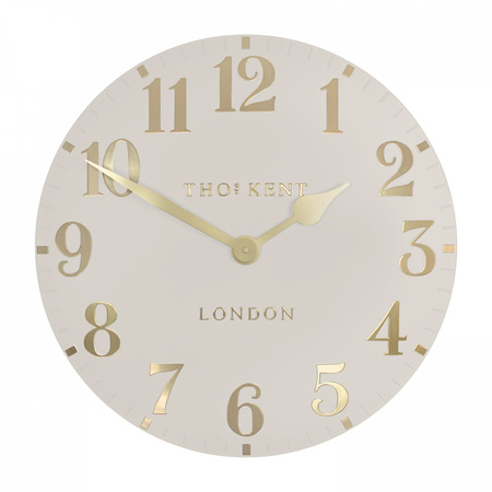 Arabic Wall Clock Oatmeal 20in