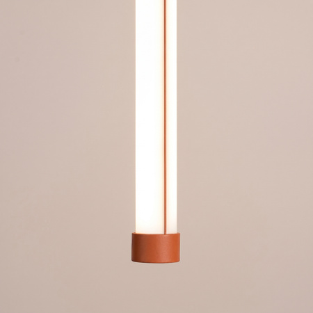 Lampa wisząca TRANG 50 ochra czerwona LED 3000K