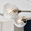 Allegra 8 Pendant Light Bright Nickel