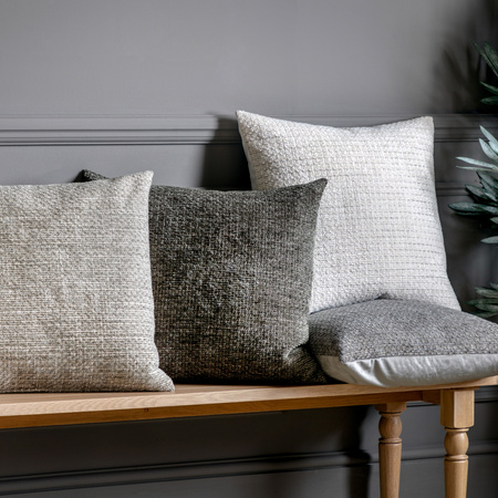 Chenille Cushion Natural 550x550mm