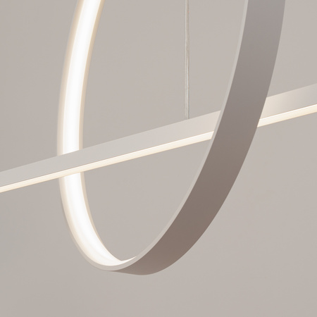 Lampa wisząca GLAD biała LED 3000K