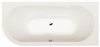 VIVA R wanna asymetryczna 175x80x47cm, ivory