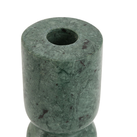 Taraza Marble Candlesticks Green S/2 100/150mm