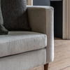 Whitwell Sofa 3 Seater Light Grey 1950x860x840mm