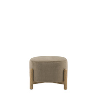 Tindon Footstool Alaska Khaki 450x380x360mm