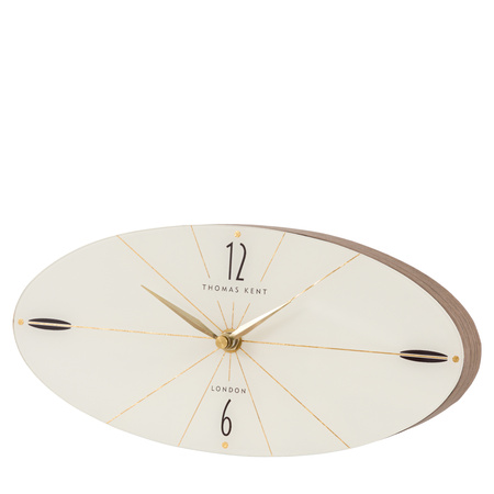 Greenwich Mantel Clock Dark Walnut 130x270x55mm