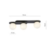 PLAZA 3 BLACK/OPAL