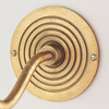 Ripple Curve Wall Light Antique Brass