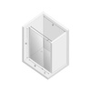 DRZWI WNĘKOWE NEW SOLEO  U 110x195 CZYSTE 6mm ACTIVE SHIELD