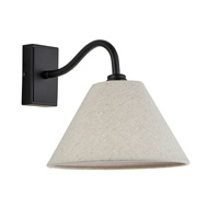 Knole Wall Light Matt Black