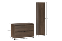 Zestaw meblowy 80cm z blatem i Szafką wysoką