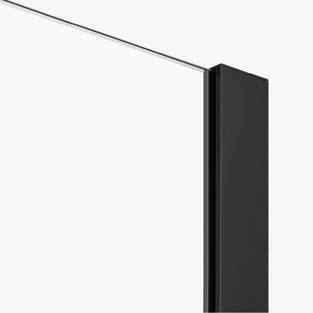 KABINA SMART BLACK WALK-IN  130x200 CZYSTE 8mm ACTIVE SHIELD