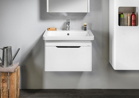 ELLA szafka umywalkowa 56,5x39x43cm, szuflada, biała